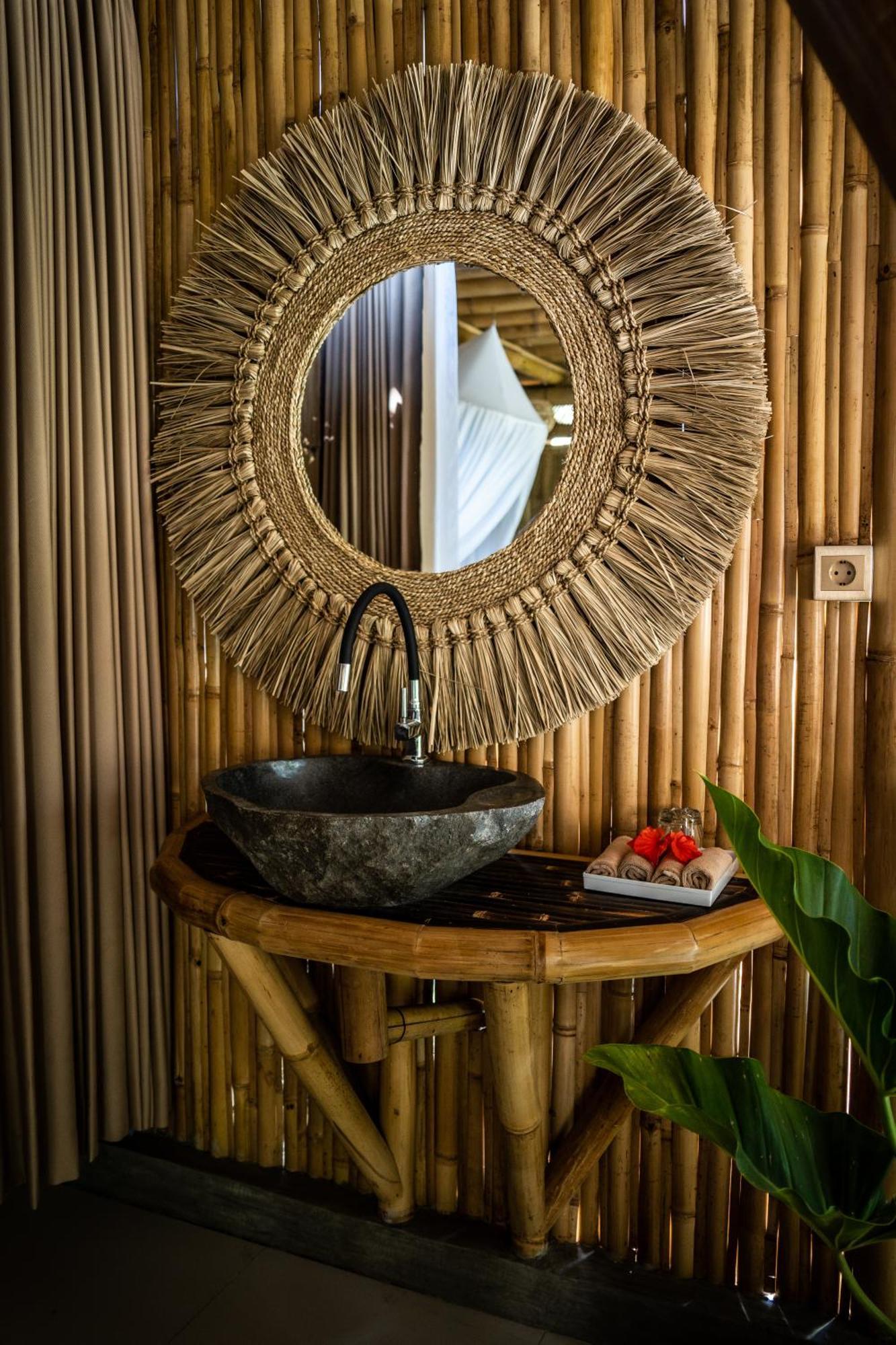 Villa Eco Bamboo Island Bali - Bamboo House #3 Selat Exterior foto